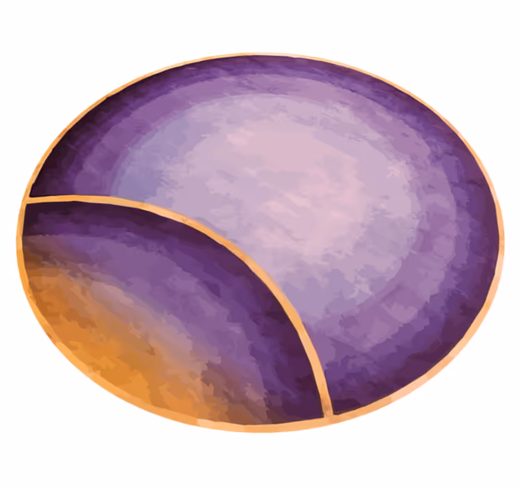 Tapis vinyle violet orbes dégradés - TenStickers