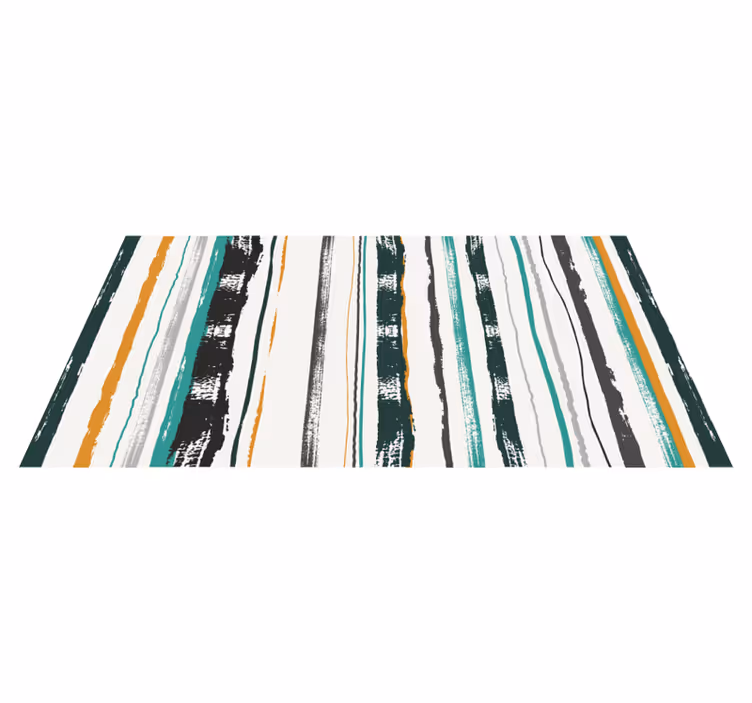 Tapis vinyle rayures motif linéaire frappant - TenStickers