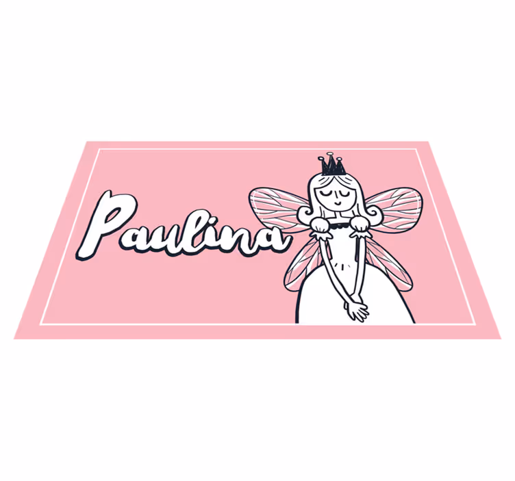 Tapis vinyle autres tapis fée avec nom - TenStickers