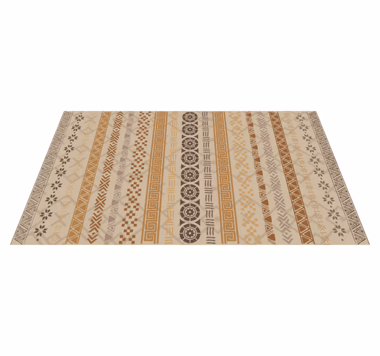 Tapis vinyle cuisine mosaïque effet de timbre de puzzle - TenStickers