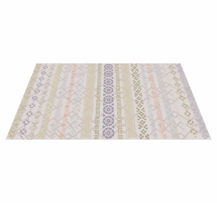Tapis vinyle mosaïque Effet de tampon de puzzle  - TenStickers