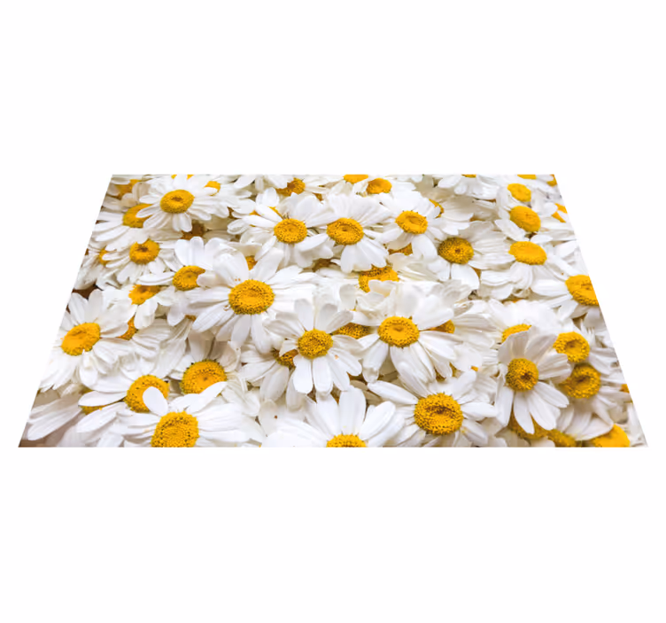 tapis vinyle salon Image de fleurs de marguerite - TenStickers