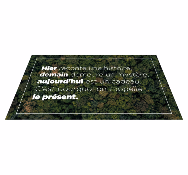 tapis vinyle cuisine Conception de la forêt - TenStickers