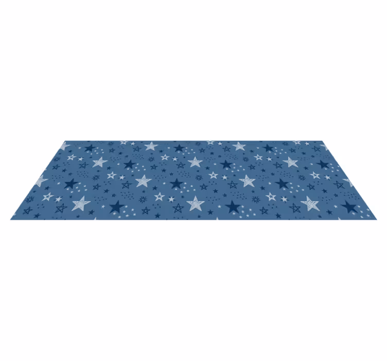 Tapis vinyle étoile ciel étoilé - TenStickers