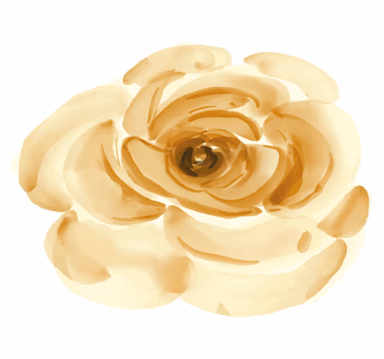 Tapis vinyle fleurs et plantes rose beige doux - TenStickers