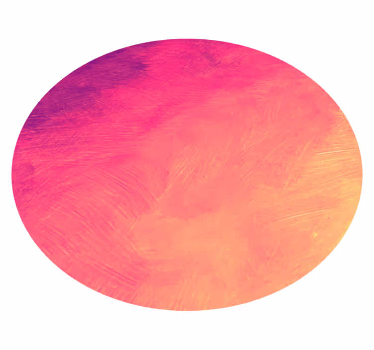 Tapis vinyle chambre art circulaire dégradé - TenStickers