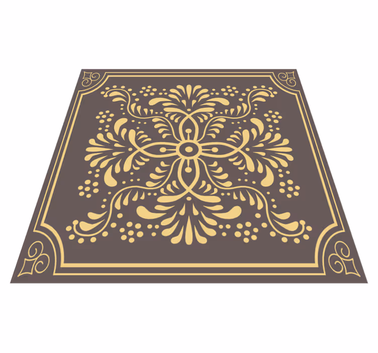 Tapis vinyle retro Style barrique vintage - TenStickers