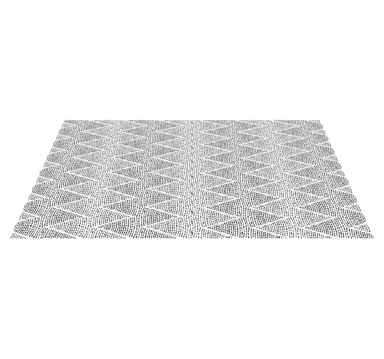 tapis vinyle cuisine Points créant une conception en zigzag - TenStickers