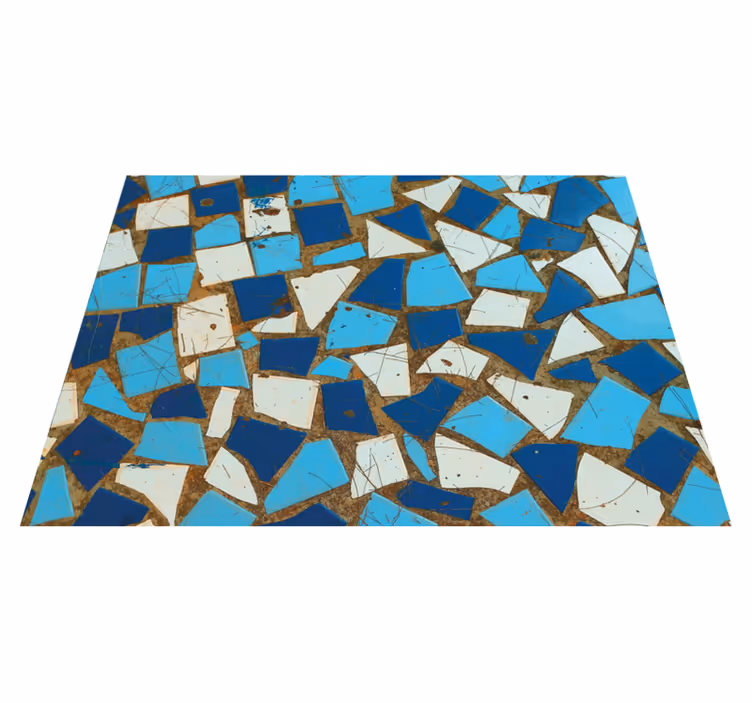 Tapis mosaique vinyle arrangements de carreaux de mosaïque - TenStickers