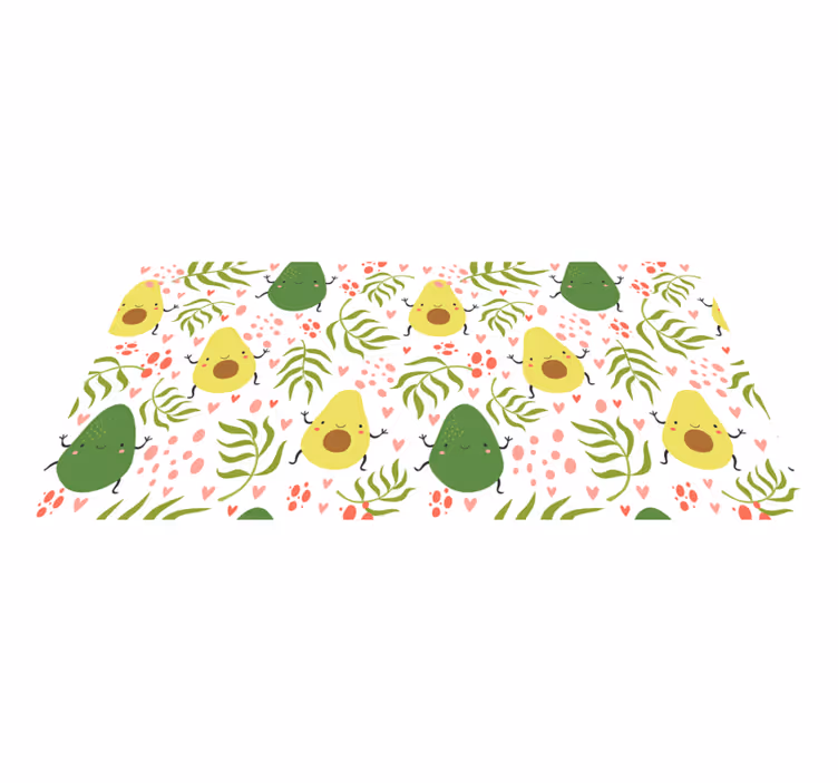 Tapis vinyle autres tapis joli motif d'avocat - TenStickers
