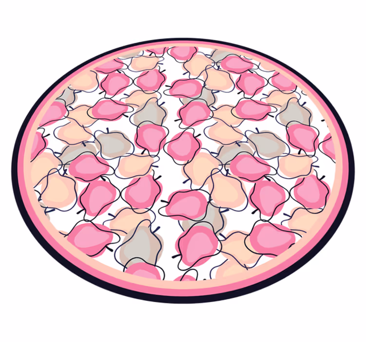 Tapis vinyle cuisine composition de fruits blush - TenStickers
