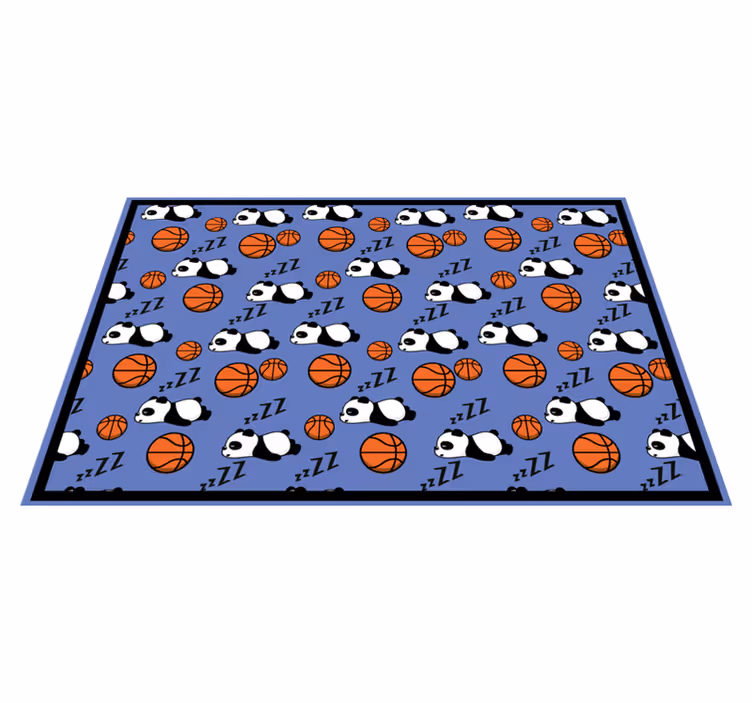 Tapis vinyle autres tapis sports de panda endormi - TenStickers