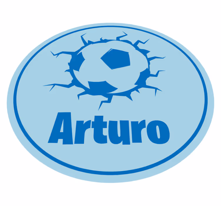 Tapis vinyle autres tapis ballon de football personnalisé - TenStickers