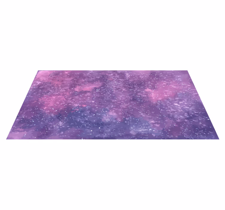 Tapis vinyle étoile vue de la galaxie étoilée - TenStickers