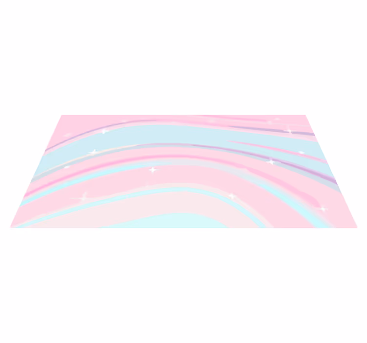 Tapis vinyle autres tapis styles de vagues animés - TenStickers