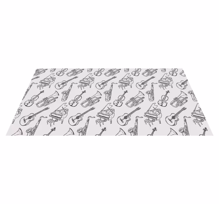 Tapis vinyle autres tapis modèle d'instruments de musique - TenStickers