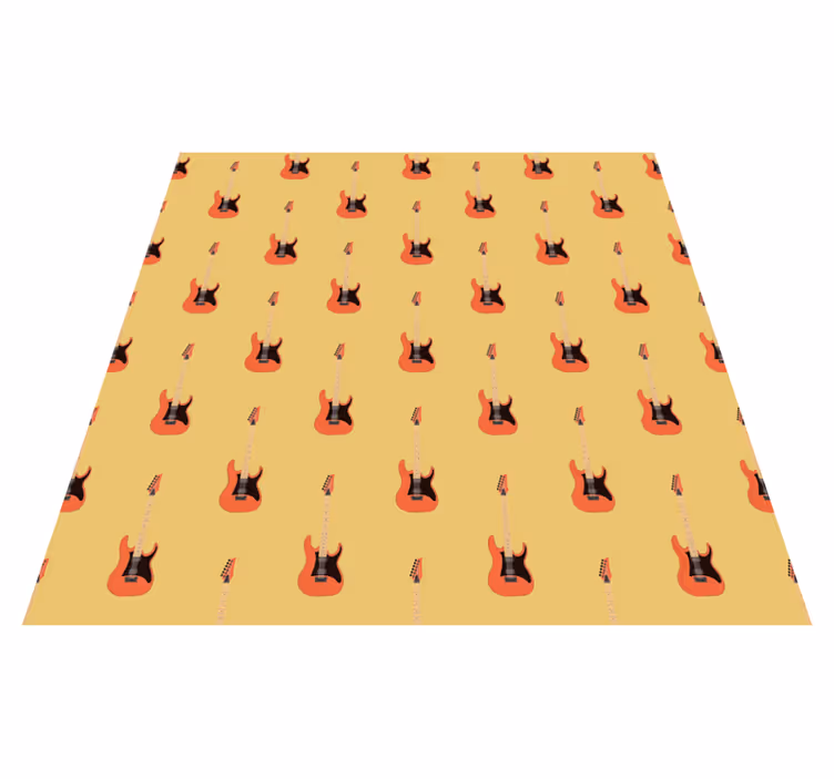 Tapis vinyle ado guitare électrique focale - TenStickers