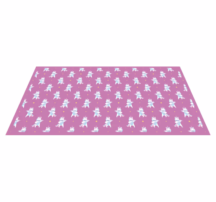 Tapis vinyle autres tapis thème d'aventure de licorne - TenStickers