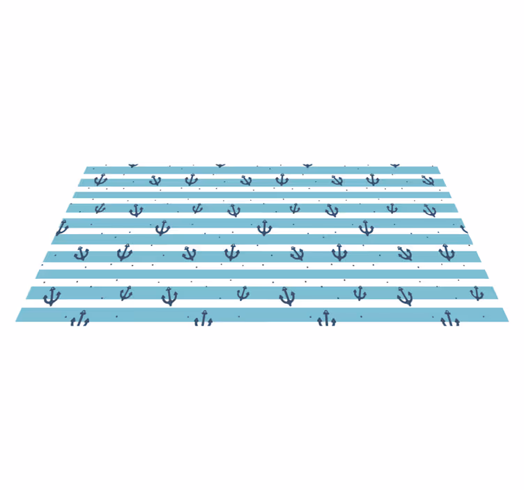 Tapis vinyle autres tapis motif ancre maritime - TenStickers