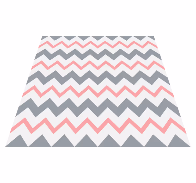 Tapis vinyle pour enfants motif chevron décoratif - TenStickers
