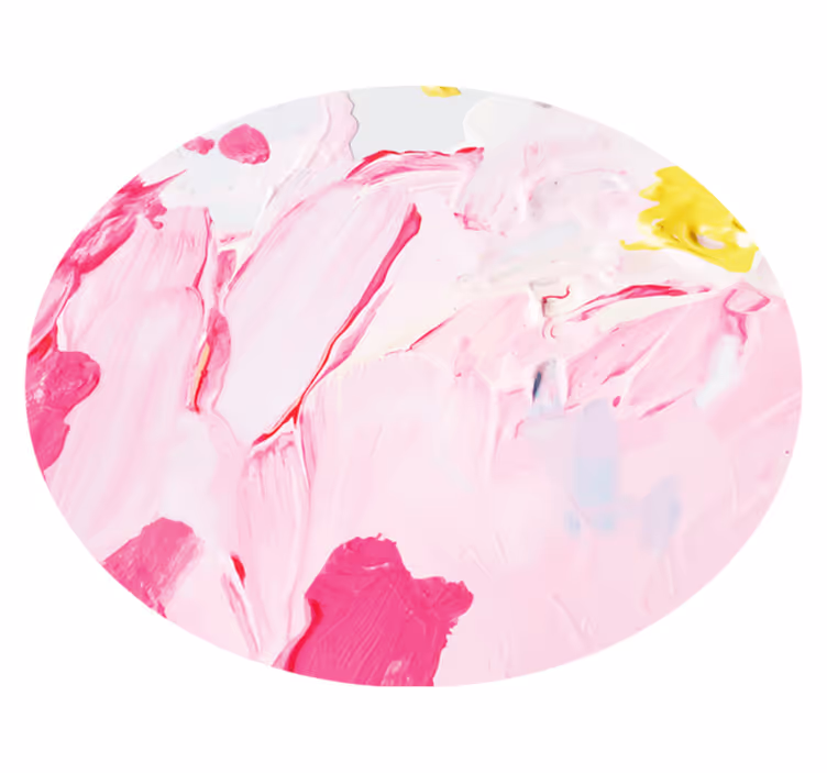 Tapis vinyle ado tourbillons roses abstraits - TenStickers