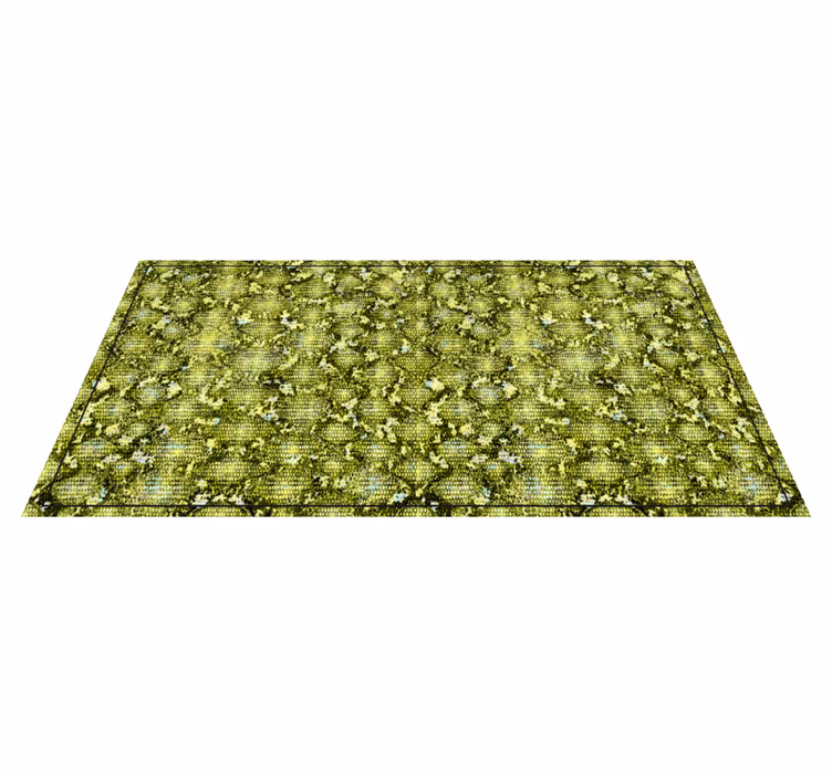 Tapis vinyle animal peau de reptile verte - TenStickers