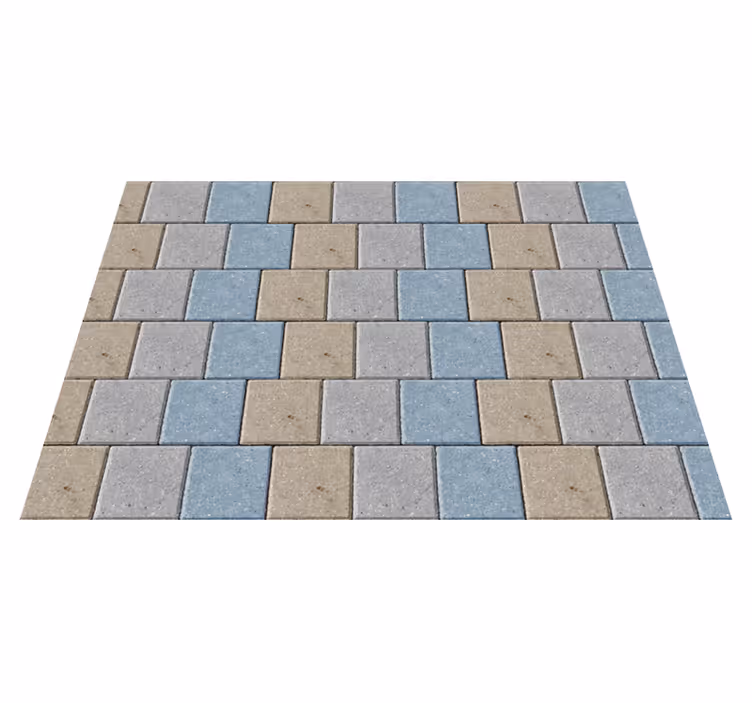 Tapis vinyle carreaux de ciment carreaux colorés - TenStickers