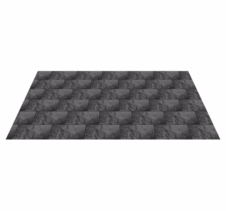 Tapis vinyle pierre motif de style fusain - TenStickers