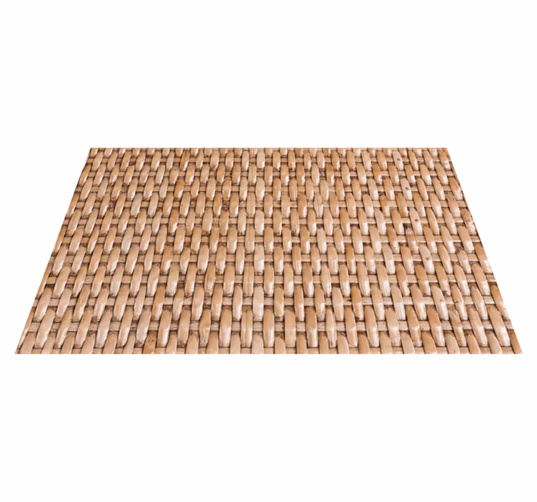 Tapis vinyle Design imitation fibre naturelle - TenStickers