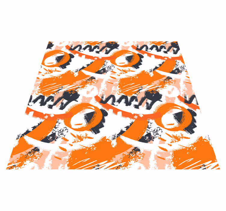 Tapis vinyle design moderne des formes abstraites éclatent - TenStickers