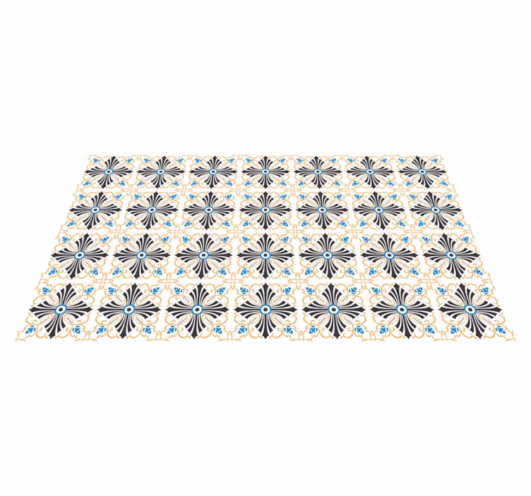 Tapis mosaique vinyle style mosaïque élégant - TenStickers