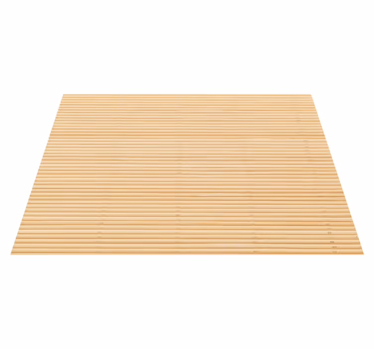Tapis vinyle motif vinylee imitation bambou - TenStickers