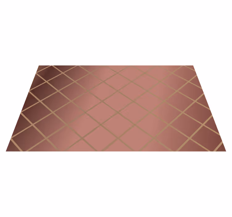 Tapis vinyle design moderne motif diamant élégant - TenStickers