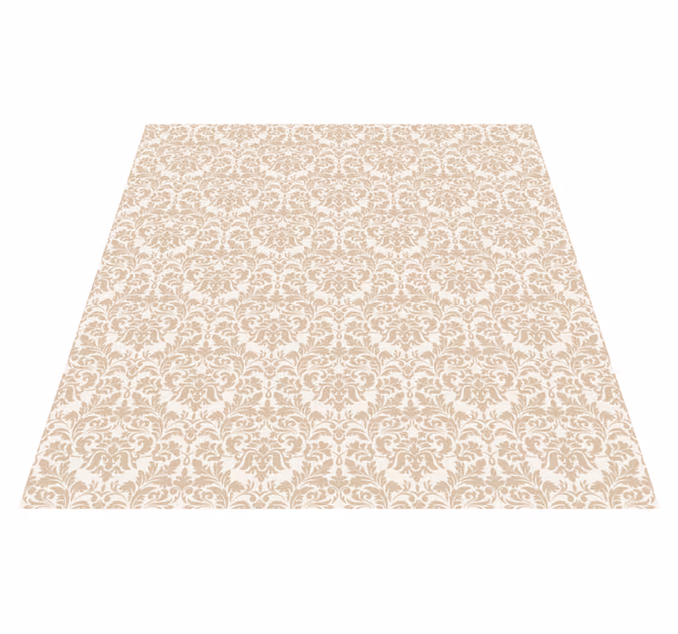 Tapis vinyle retro vinylee beige clair antique - TenStickers