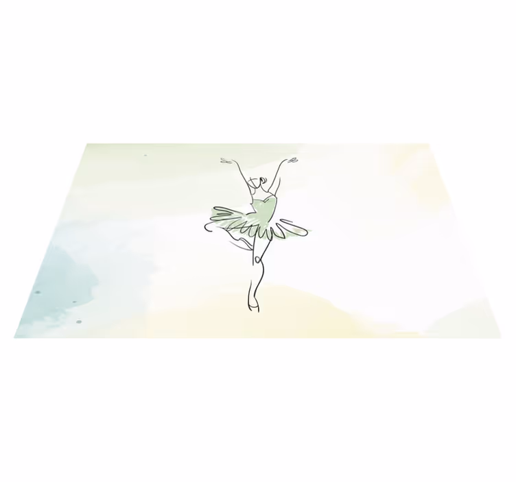 Tapis vinyle autres tapis aperçu du danseur de ballet - TenStickers