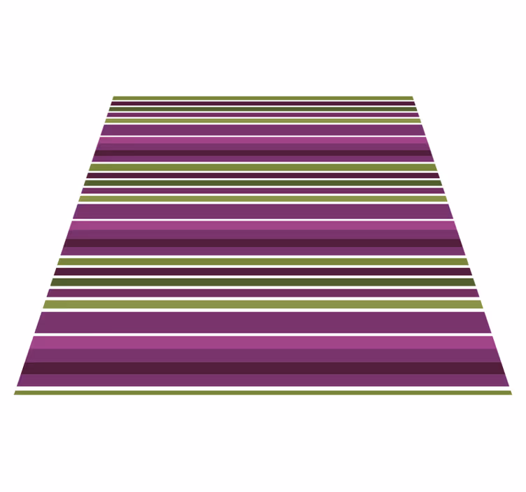 Tapis vinyle salon Design horizontal violet et vert - TenStickers