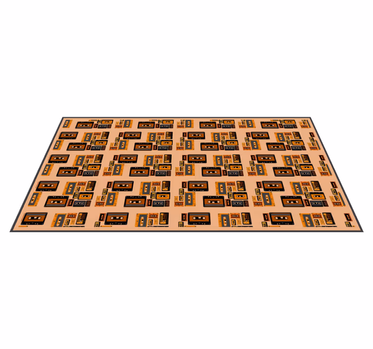 Tapis vinyle autres tapis cassettes audio vintage - TenStickers
