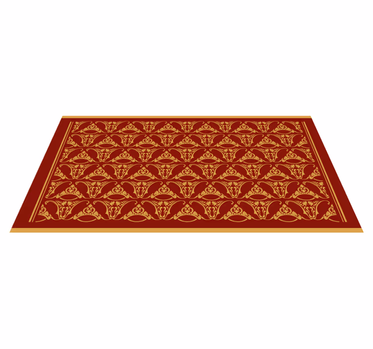 Tapis vinyle vintage élégance inspirée du mandala - TenStickers