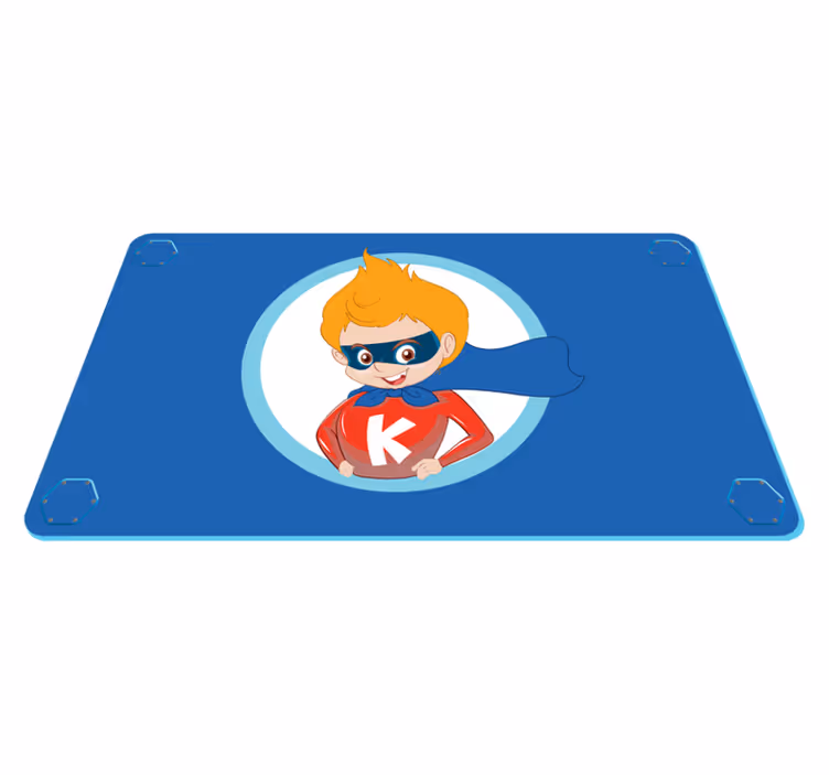 Tapis vinyle pour enfants super-héros dessin animé  - TenStickers