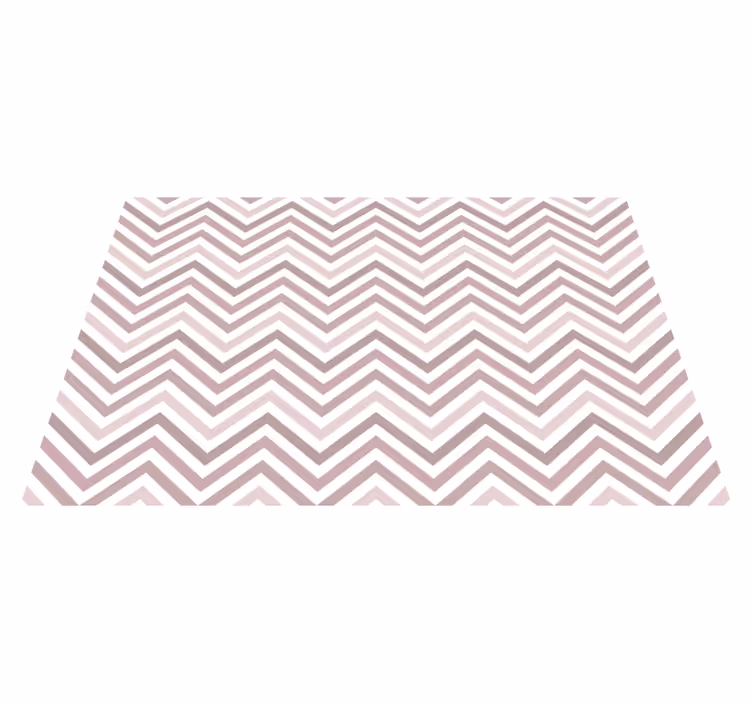 Tapis vinyle géométrique conception de motif à chevrons - TenStickers