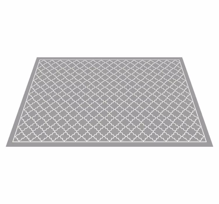 Tapis vinyle moderne vinylee gris classique et élégant - TenStickers