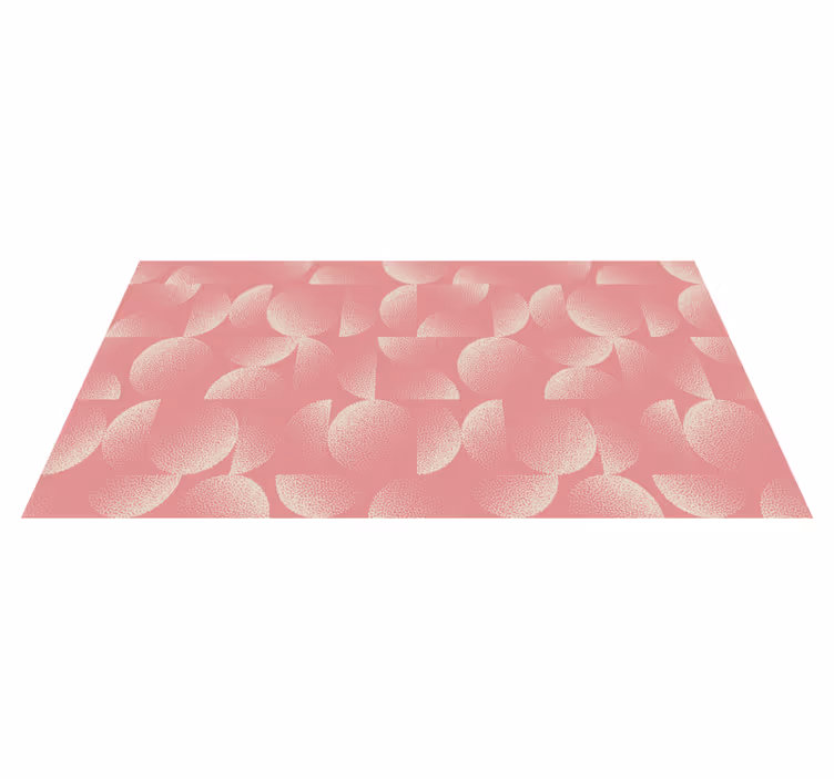 Tapis vinyle fleurs et plantes motif de pétales texturés - TenStickers