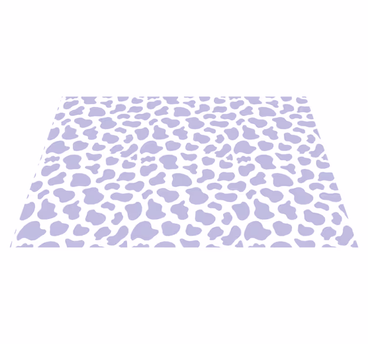 Tapis vinyle animal print léopard lavande - TenStickers