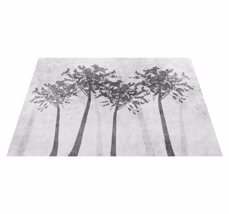 Tapis de la nature des arbres de style scandinave - TenStickers