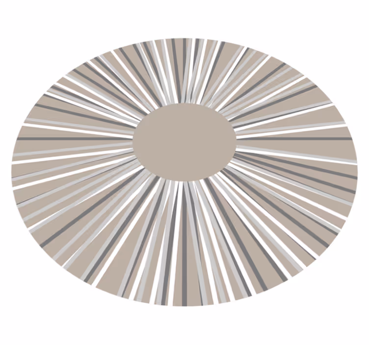 Tapis vinyle salon vinylee rectangle abstrait nordique - TenStickers