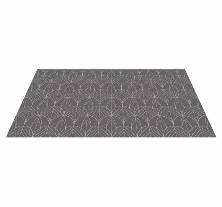 Tapis vinyle geometrique Style contemporain vinyle géométrique - TenStickers