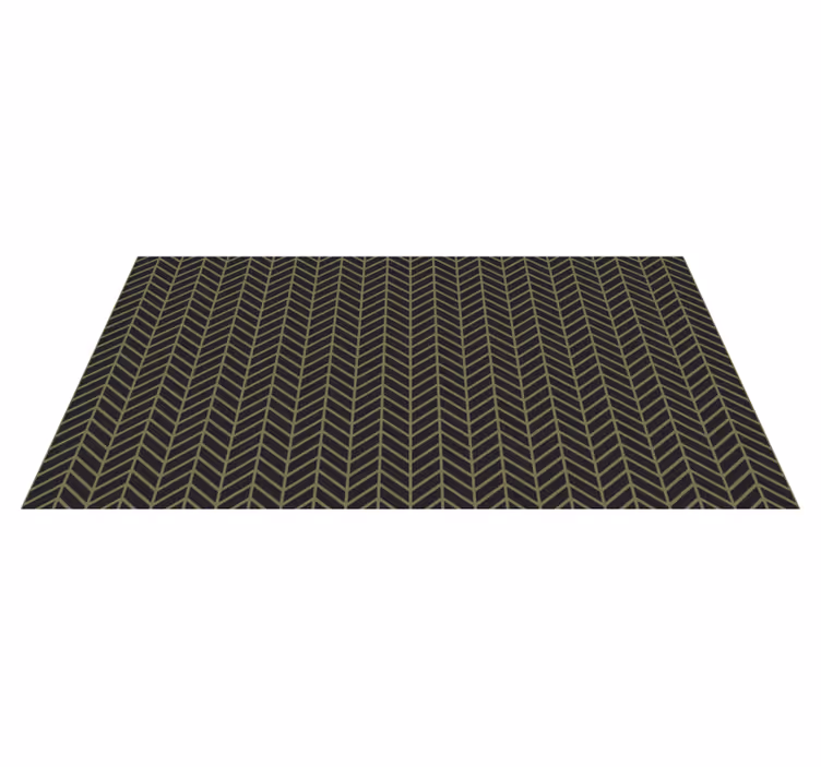 Tapis vinyle motif à chevrons - TenStickers