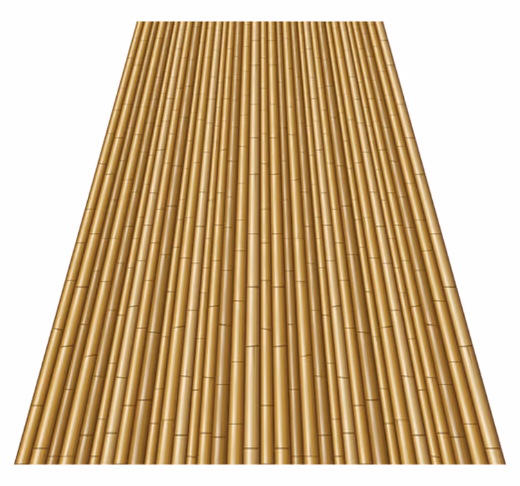 Tapis vinyle salon Texture rotin - TenStickers