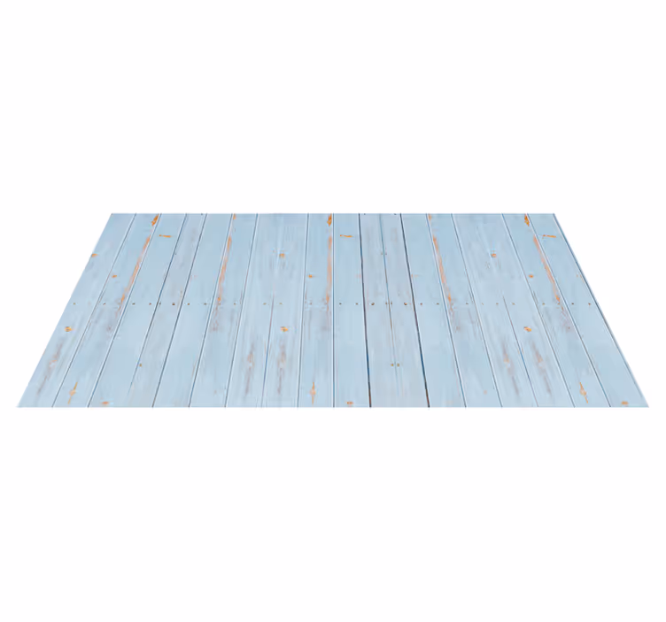 Tapis vinyle bois Texture bois bleu - TenStickers