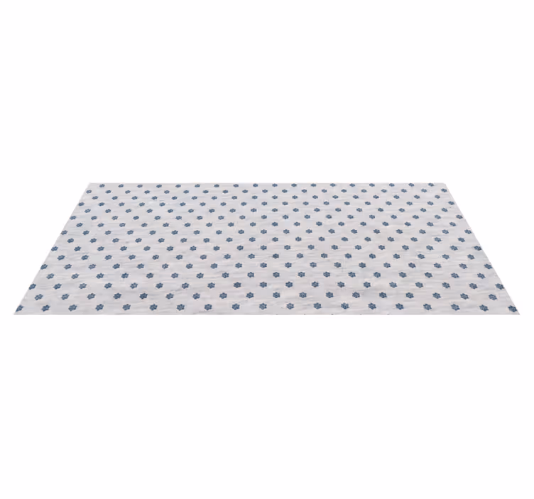 Tapis de fleurs sticker petites fleurs - TenStickers